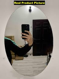 Unbreakable Imported Oval Shape Mirror